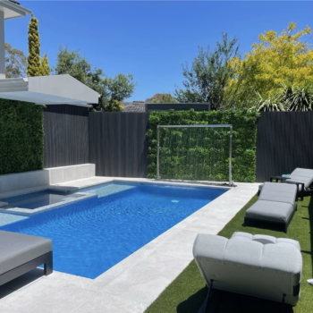 swimming pool in house